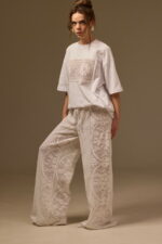 HAND-CROCHETED TANK TOP, WHITE COTTON - Image 2