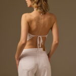HAND-CROCHETED CROP TOP, WHITE COTTON